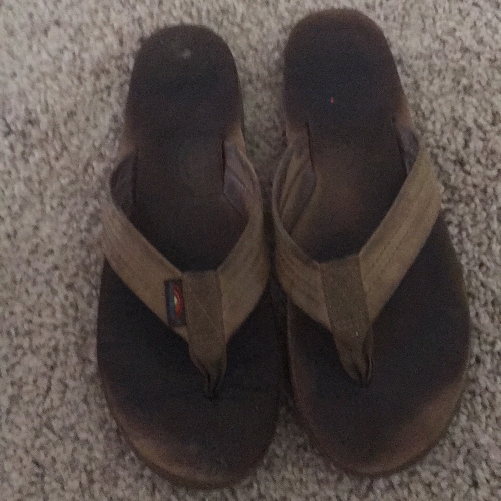 Women’s Rainbow flip flops XL 8.5-9.5 size